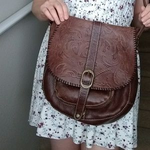 Patricia Nash Leather Crossbody Handbag